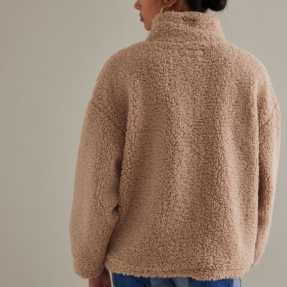 BLANKNYC FUZZY WUZZY SHERPA DENIM JACKET for ANTHROPOLOGIE - Picture 6 of 7